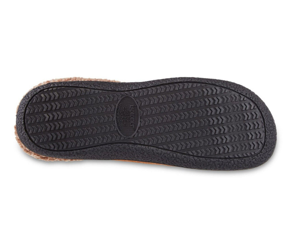 Isotoner Memory Foam Slippers Eco Comfort Brown  L 9.5-10.5