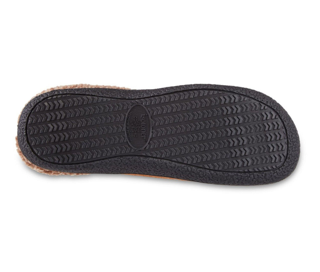 Isotoner Memory Foam Slippers Eco Comfort Brown  L 9.5-10.5