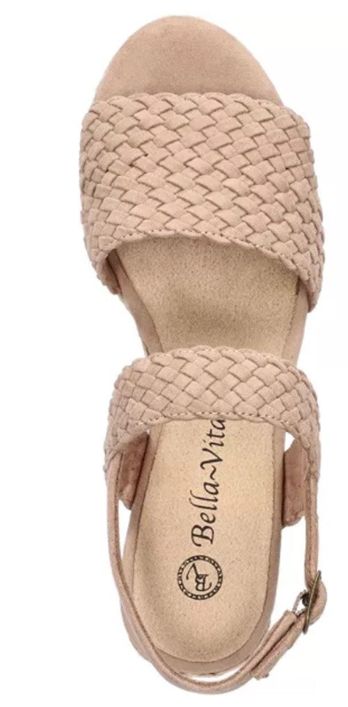 Bella Vita Women's Mariella Espadrille Wedge Sandals 9W