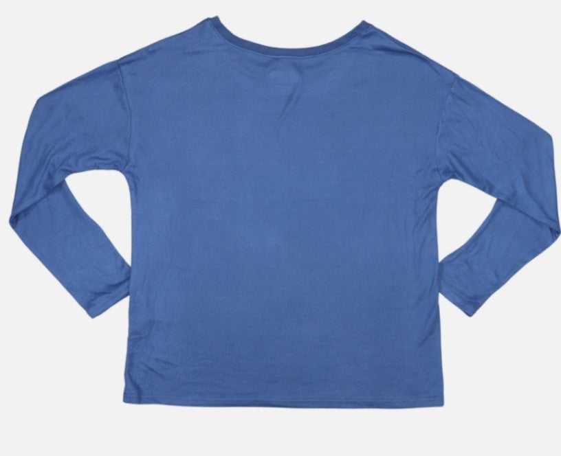 Disney Women's Star Wars Galaxy's Cutest Bounty Hunter Sleep Top Blue L