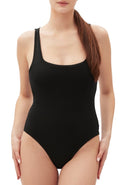 Gap GapBody Women's Logo Comfort Thong Bodysuit, True Black Large