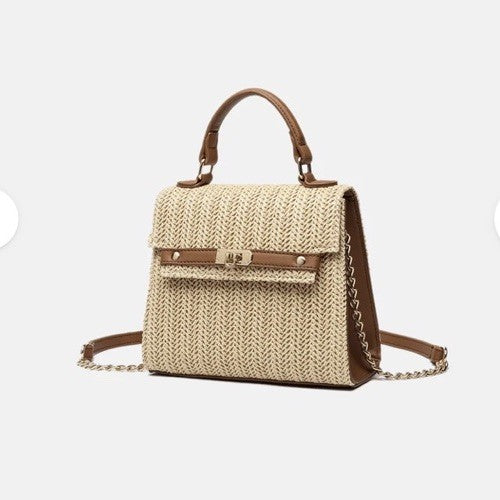 Like Dreams NEO PASTEL STRAW CROSSBODY BAG