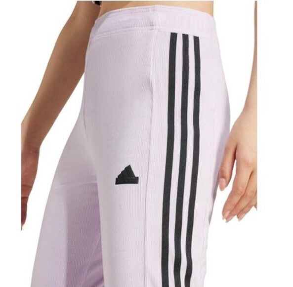 adidas Women's Tiro Ribbed Velour Flared leggings Size S Ice Lavender 