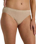 Lauren Ralph Lauren Women's Monogram Mesh Jacquard Bikini Brie Light Truffle XXL