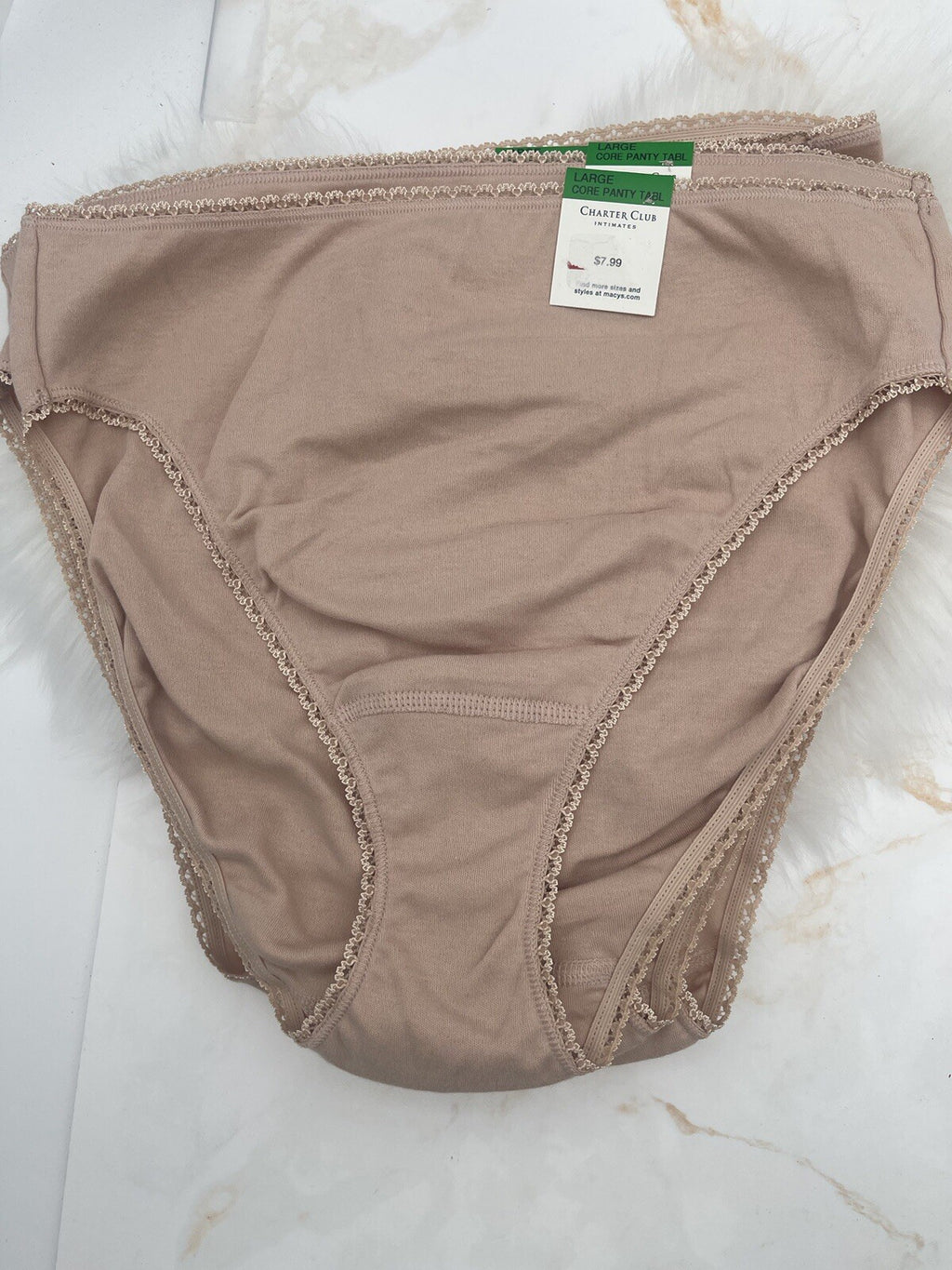 Charter Club Med Core Panty Tabl Nude Color