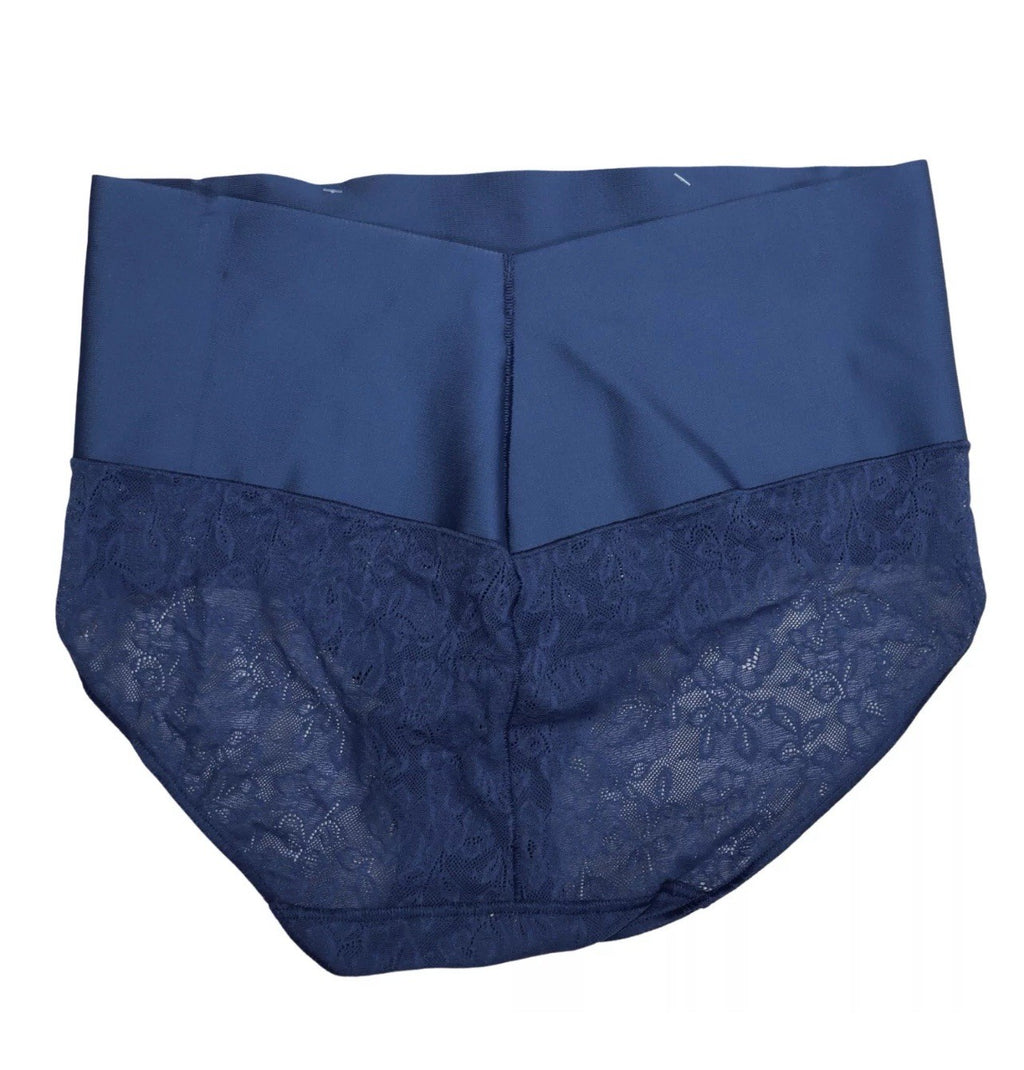 Maidenform Tame Your Tummy Firm Control Brief DM0051 - Navy Blue Lace XL