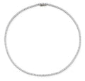 Eliot Danori Rhodium Plated Cubic Zirconia 16 Tennis Necklace 