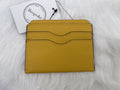 Bespoke Men's Yellow Pebble Leather Card Case Cardholder