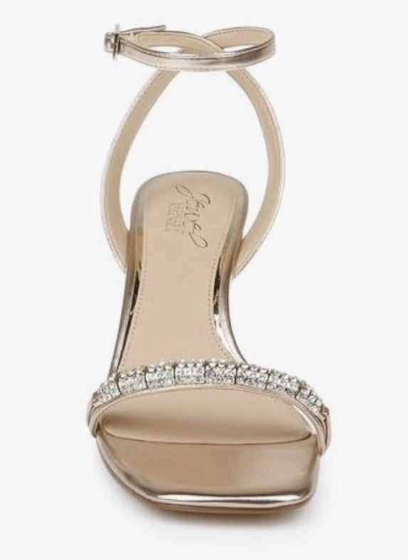 Jewel Badgley Mischka Charisma Kitten Heel Rose Gold 7