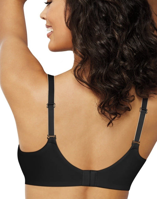 Bali® Passion For Comfort Back Smoothing Underwire Bra DF0082 Black Lace 38DD