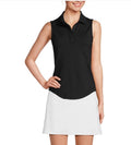 Lands' End Women's High Impact Polo Black XL