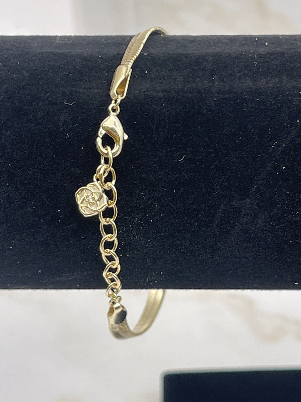 Kendra Scoot snake chain bracelet 14k Yellow Gold Plated Over Brass