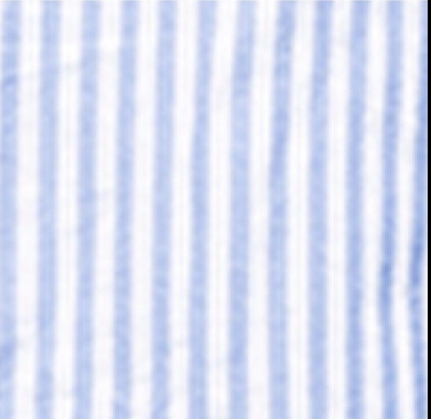 Cupshe Women's Blue & White Stripe Sleeveless V-Neck Mini Beach Dress Large