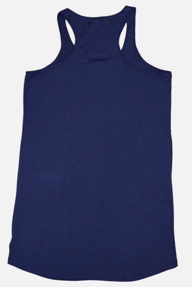 Splendid Women's Sleeveless Racerback Tank Nightgown Blue XL