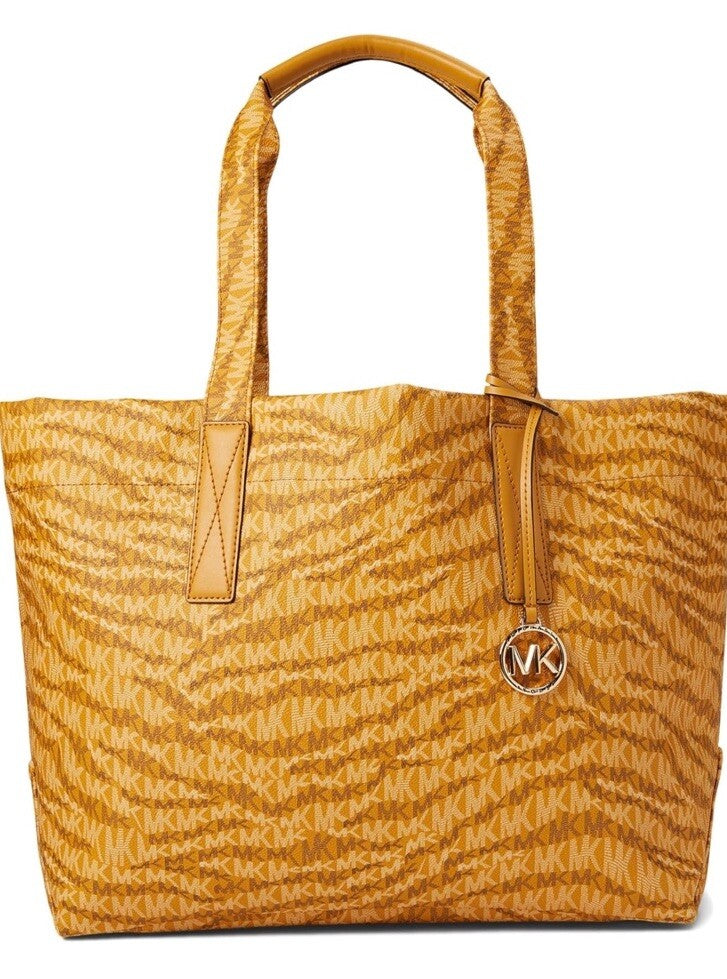 NWT Michael Kors Michael Bag MK Logo Marigold Large Tote $298