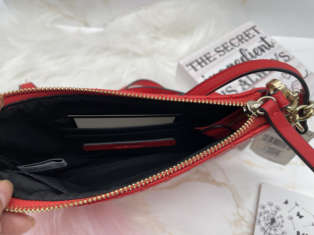 Nine West Ringing Bells Cross Body Bag In Red