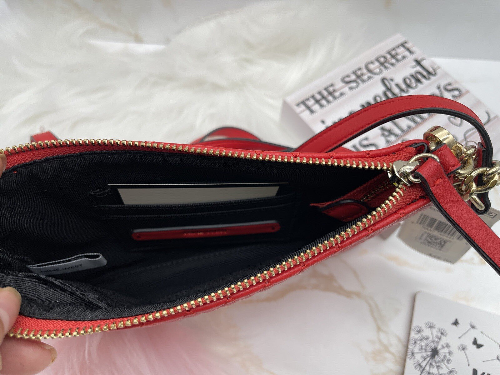 Nine West Ringing Bells Cross Body Bag In Red