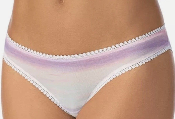  On Gossamer Mesh Hip Bikini Medium Sunsetstripe White