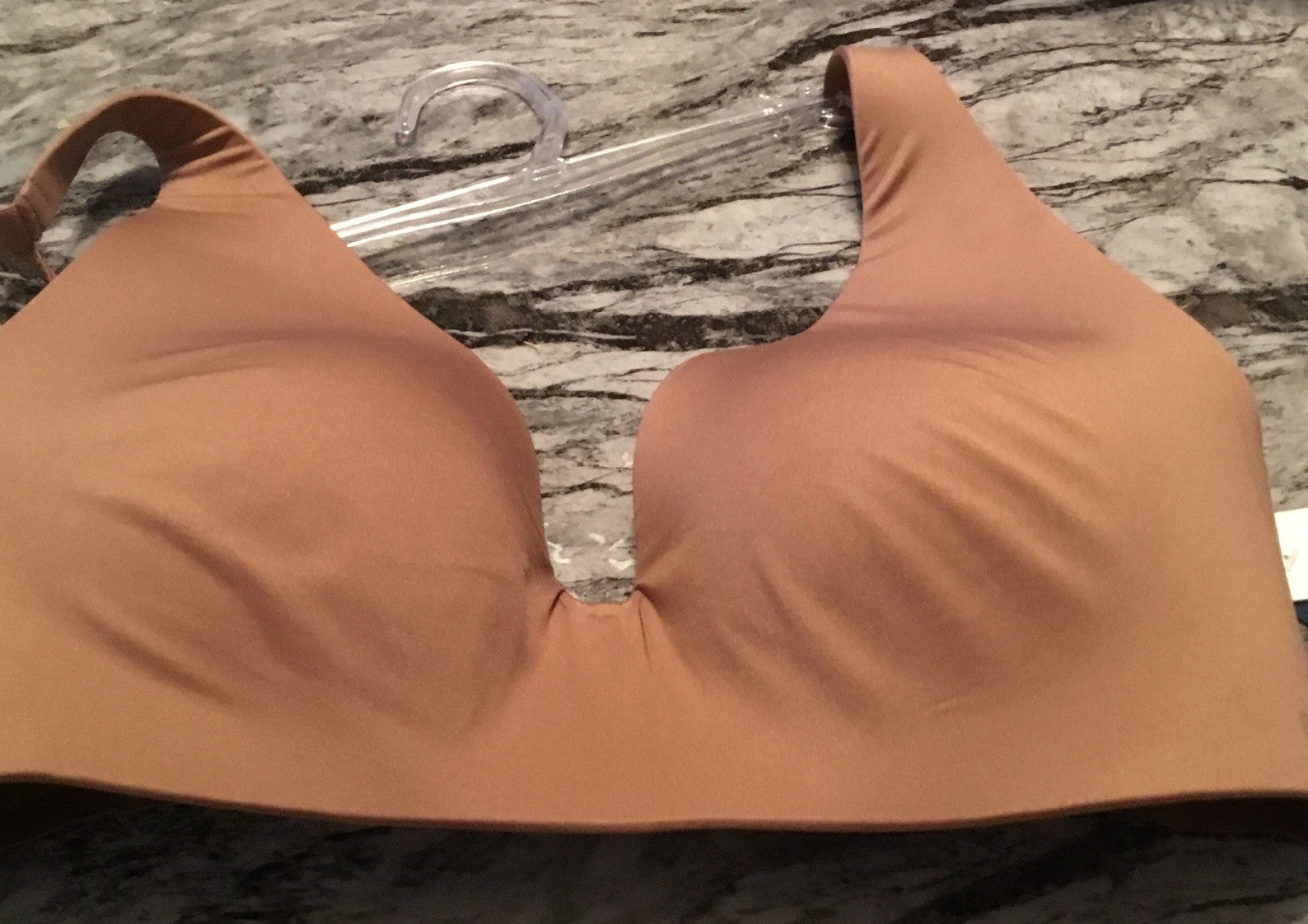 GAP GapBody Women's Everyday Essentials Wireless Bra Brown 34C