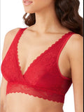 No Strings Attached Plunge Bralette b.tempt'd by Wacoal Red XL