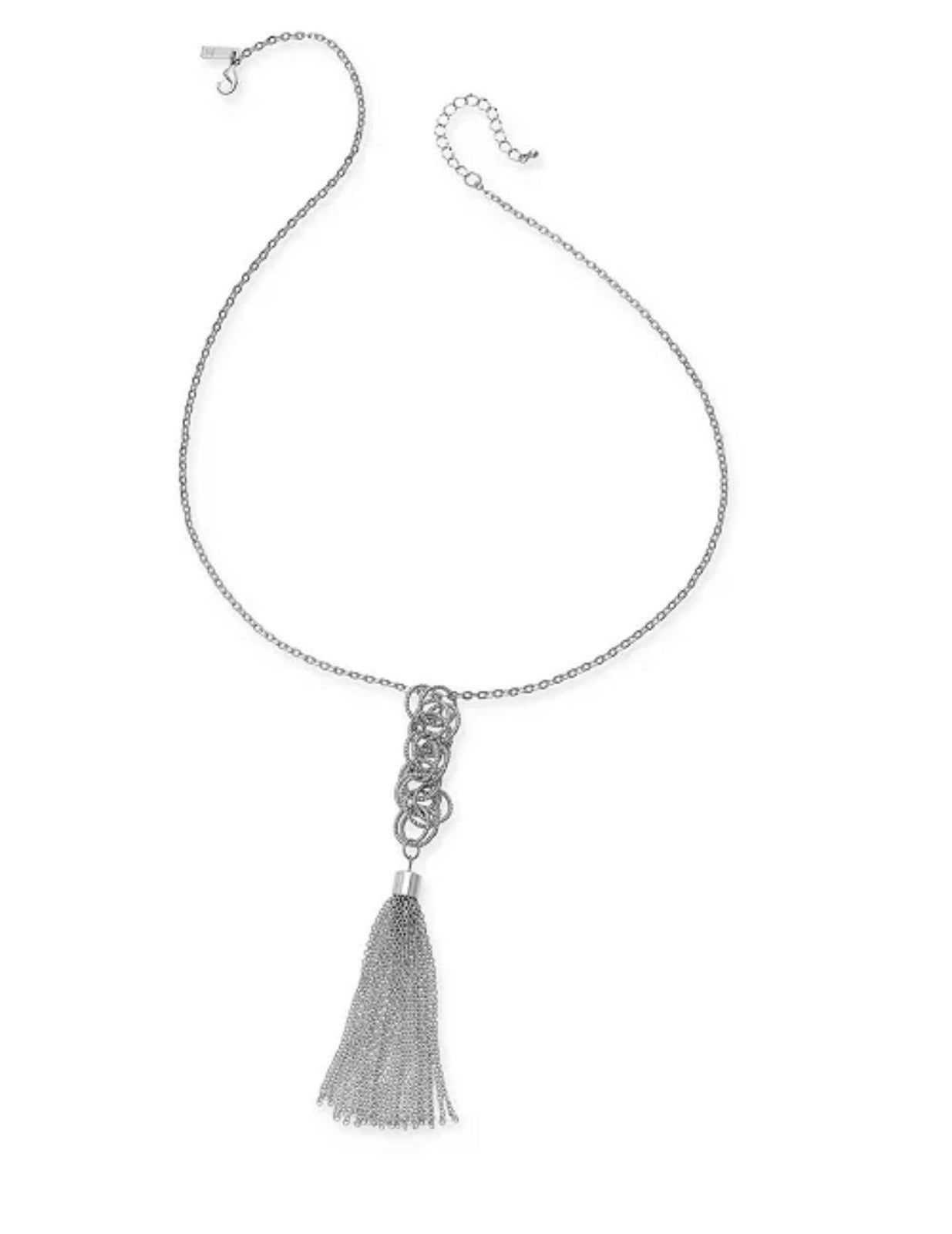 I.N.C. International  ConceptsLong Tassel Pendant Necklace  length: 28" + 3"