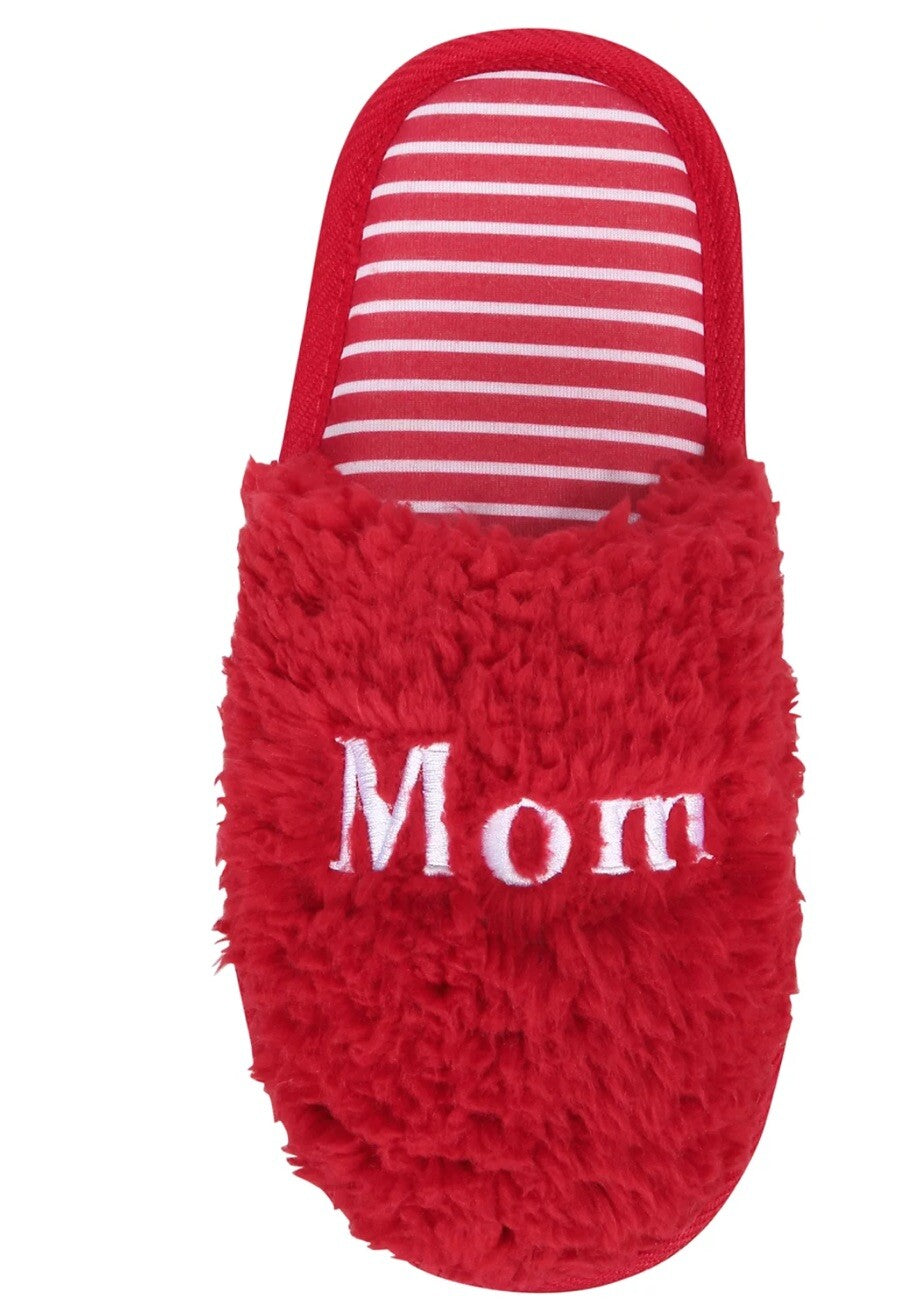 Family Pajamas Women's Mom Matching Holiday Slippers