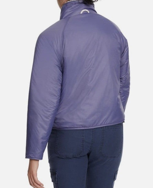 BASS OUTDOOR Women's Reversible Fleece Zip Jacket XL Gardenia Color