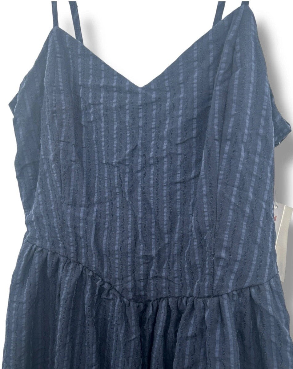 NEW Tinseltown Blue Sweetheart Mini Dress Size Small Fit and Flare Sundress 
