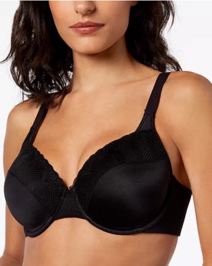 Bali Passion For Comfort Back Smoothing Underwire Bra DF0082 Black 36D