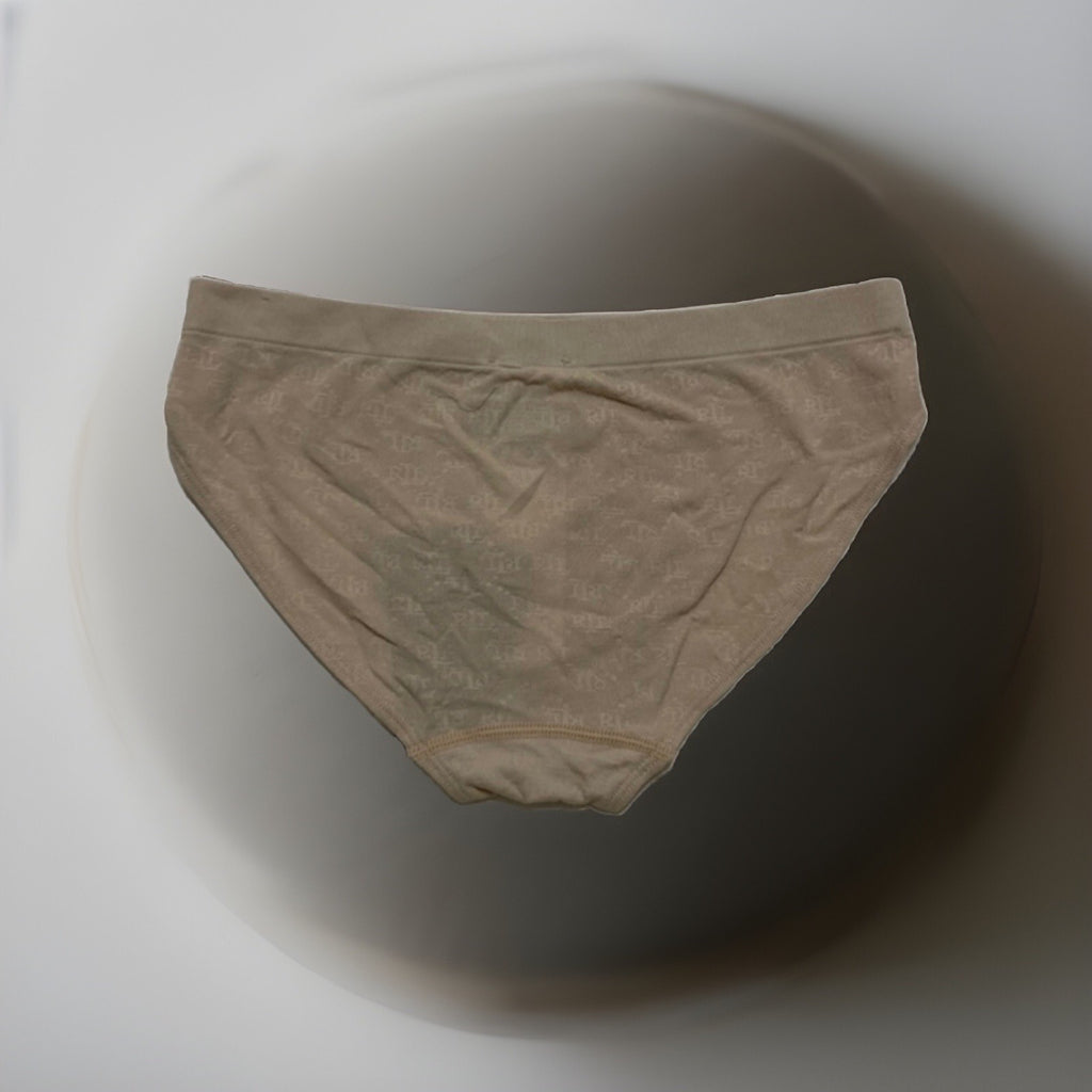 Ralph Lauren LRL Monogram Mesh Bikini Panty Women's Light Truffle XL