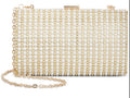 I.n.c. International Concepts Randdi Imitation Pearl Crossbody Clutch Pearl Gold