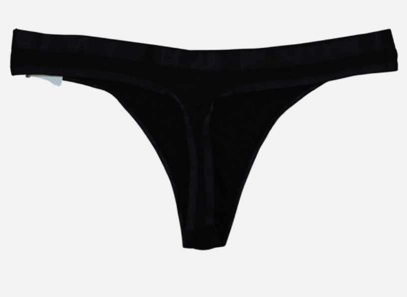 Jenni Women's Thong Black Large 