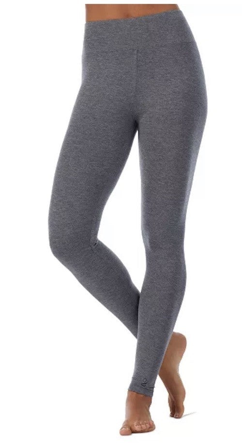 CUDDL DUDS Stretch Thermal Leggings sz M Medium (10-12) Layers Gray