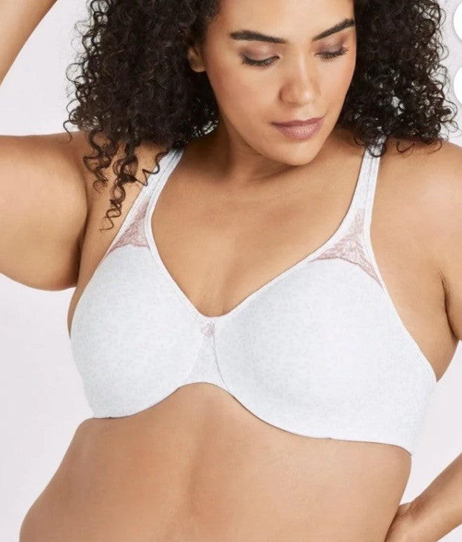 Bali Passion for Comfort Seamless Underwire Minimizer Bra Rose Pink 42DD