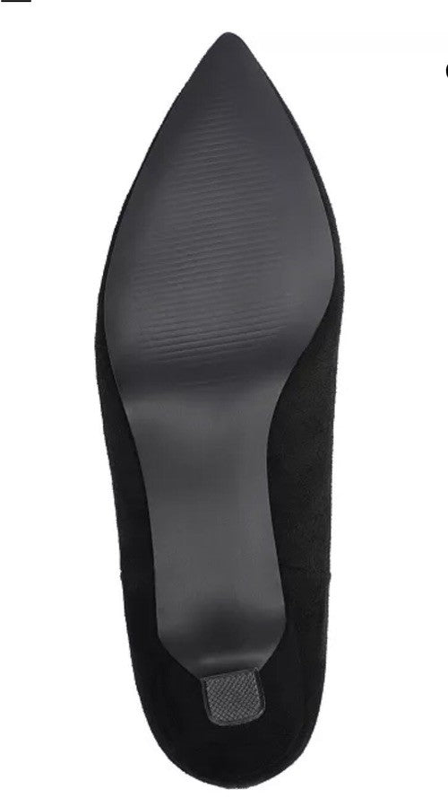 Journee Collection Women's Tenlee Pointed Toe Kitten Heel Dress Black 10