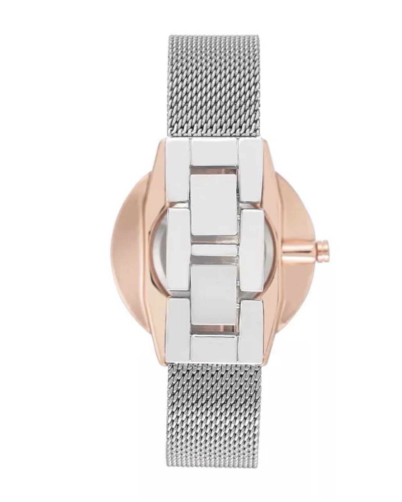 Nine WestWomen's Two-Tone Mesh Bracelet Watch 40mm