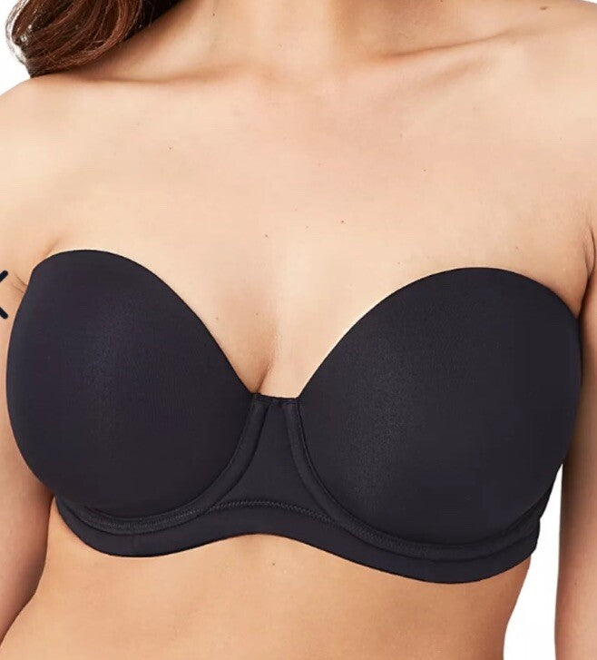 Wacoal Black Red Carpet Strapless Bra Full Busted Underwire 38D