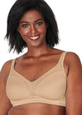 Playtex 18 Hour Bounce Control Convertible Wireless Bra 4699 Taupe Brown 36C