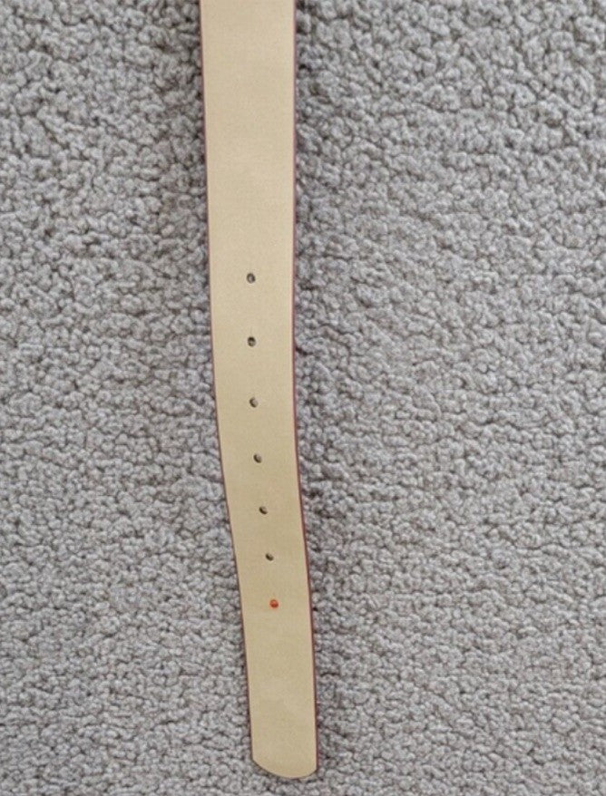 Giani Bernini Women's Croc-Embossed Faux-Leather Belt Wine Size Small