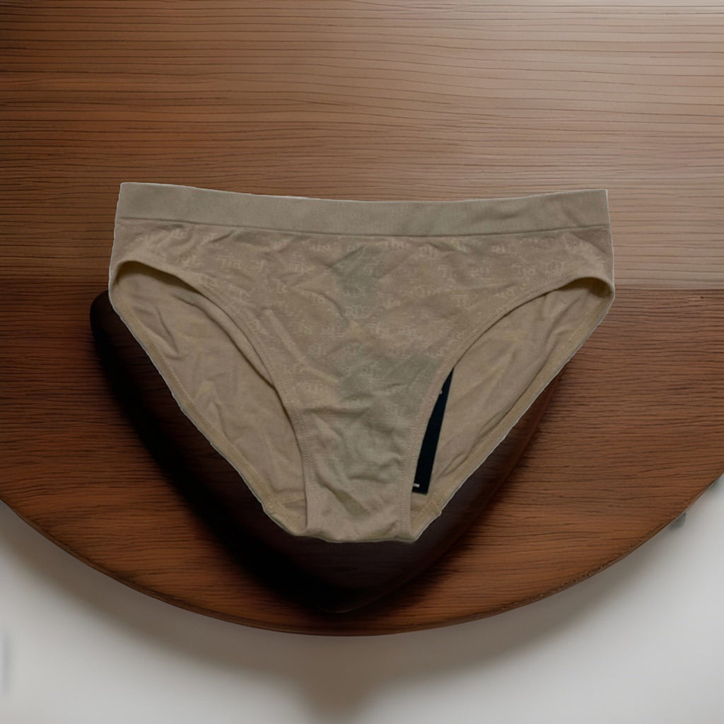Ralph Lauren LRL Monogram Mesh Bikini Panty Women's Light Truffle L