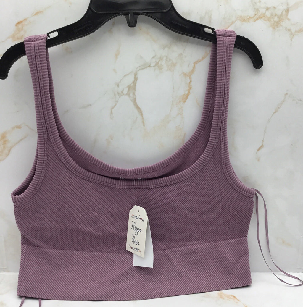 Hippie Rose Crop Top Style HF4K13938 Color Valerian Size XL
