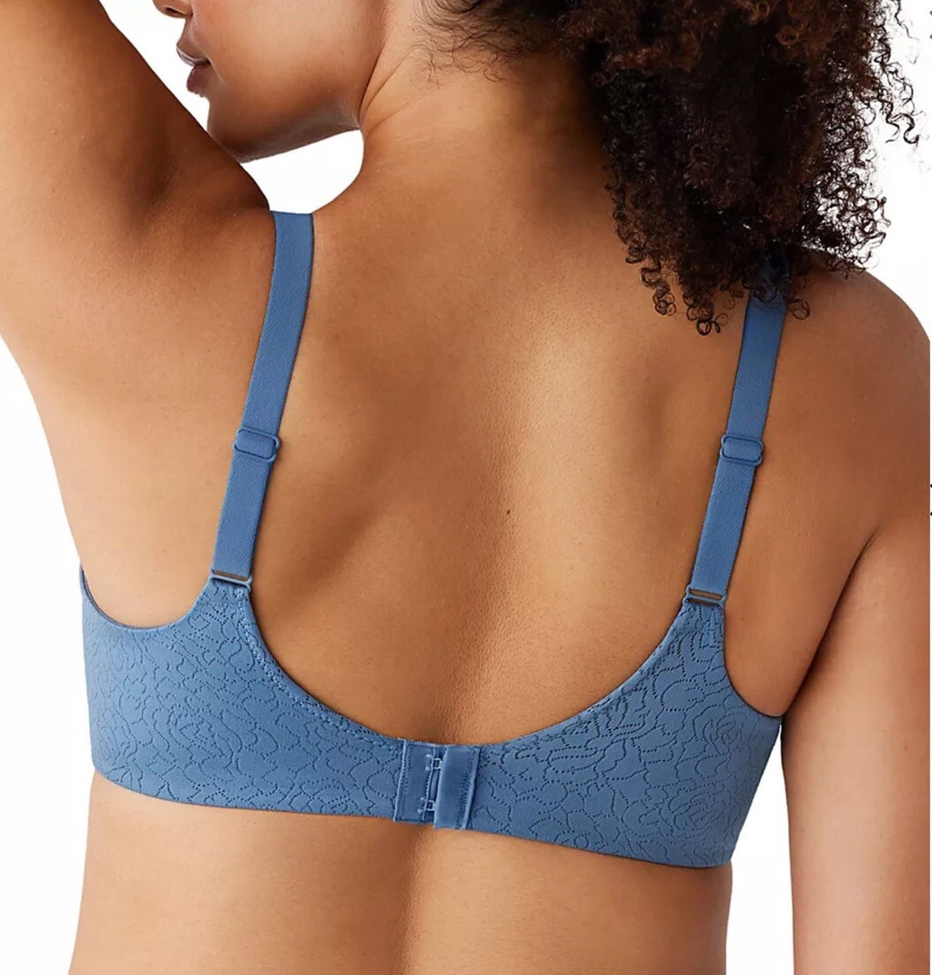 Wacoal 855345 Inside Job Underwire Bra 42D Blue
