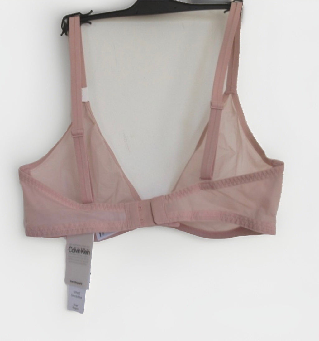 Calvin Klein Sheer Marquisette Lightly Lined Demi Bra Bare, 32DD