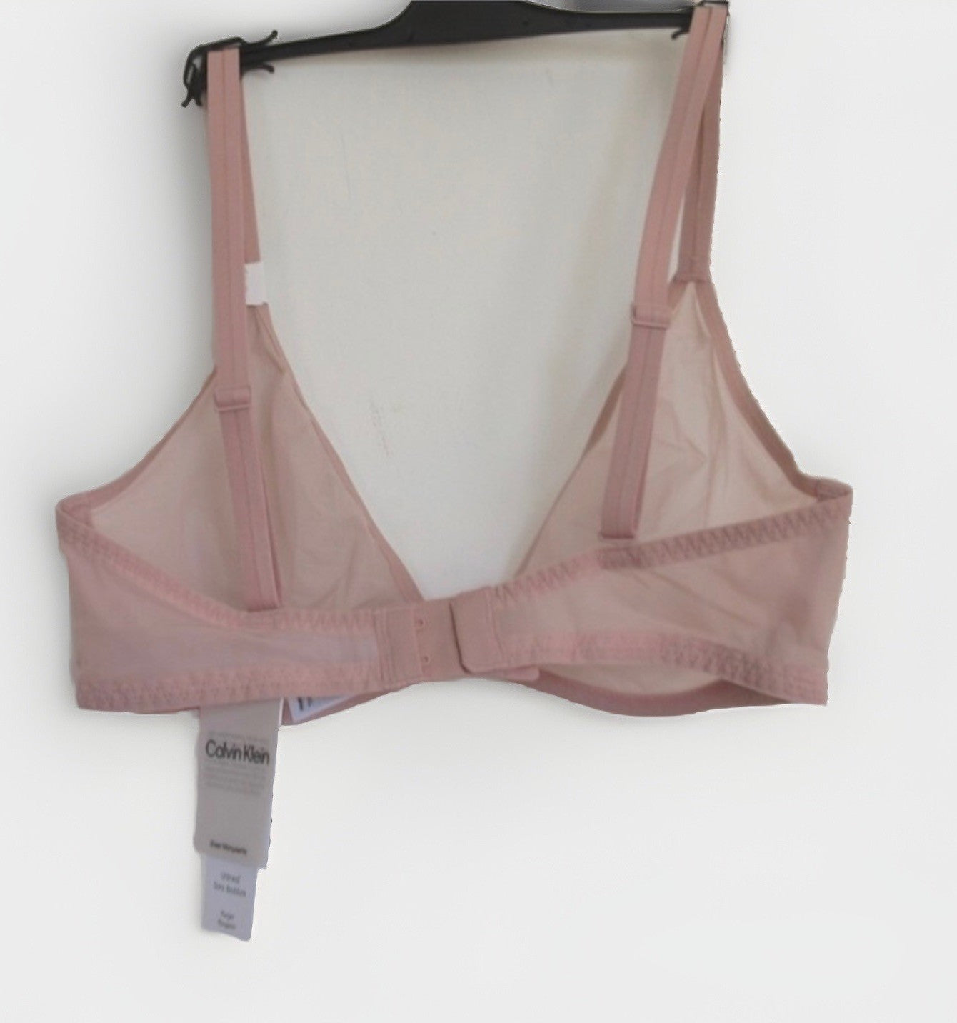 Calvin Klein Sheer Marquisette Lightly Lined Demi Bra Bare, 32DD