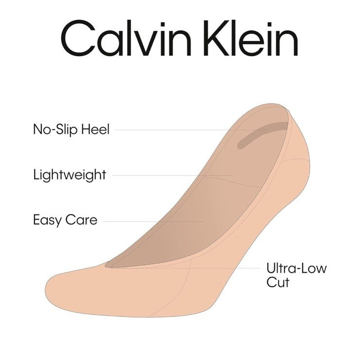 Calvin Klein Women’s Socks – Lightweight No Show Liners (5 Pack)