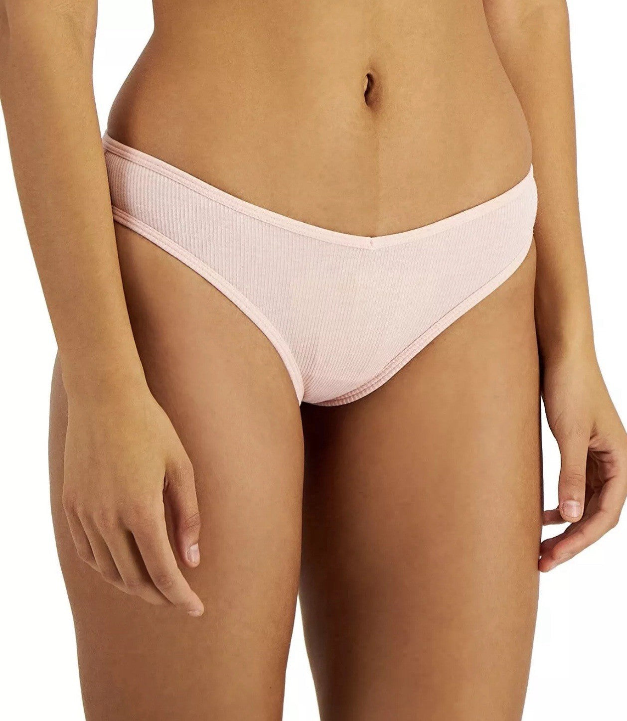 Jenni Women's Ribbed Knit Thong Panty Underwear, Assorted Colors Size XL