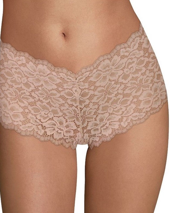 Maidenform Casual Comfort Lace Boyshort Underwear DMCLBS Nude XL 8