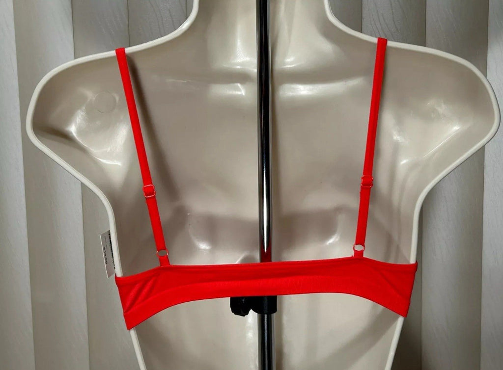 Jenni Wireless Bralette S Pullover V Neck Bra Orange by Jennifer Moore  Size S
