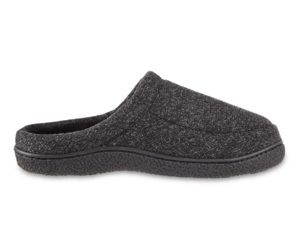 Isotoner Memory Foam Slippers Eco Comfort Black  L 9.5-10.5