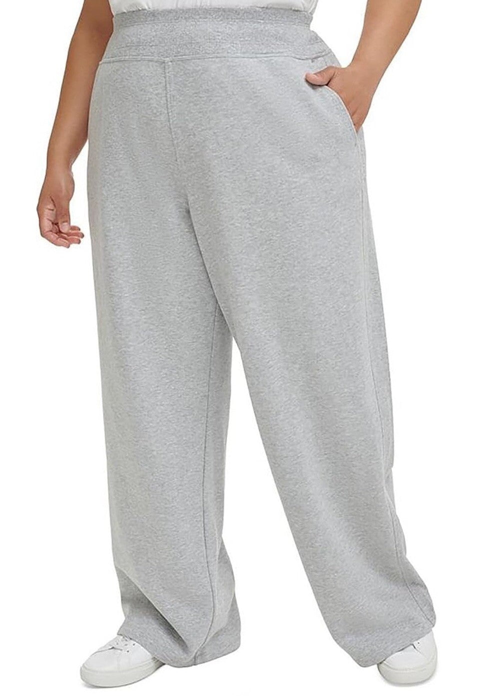 Calvin Klein Performance Womens Wide Leg Sweatpants Athletic Plus 1X